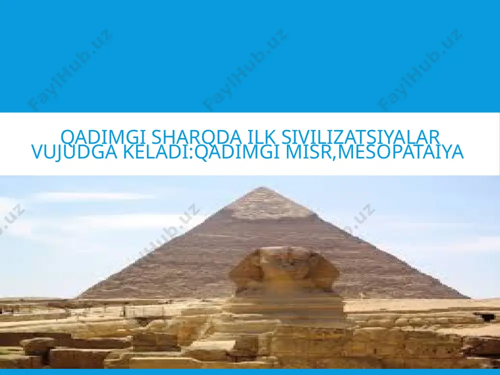 qadimgi sharqdagi sivilizatsiyalar - Page 3