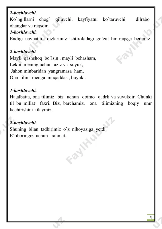 "til-millat ko'zgusi" - Page 5