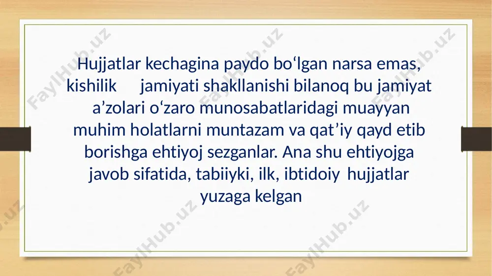 ishqog‘ozlari va ular bilan ishlash. hujjat turlari - Page 5
