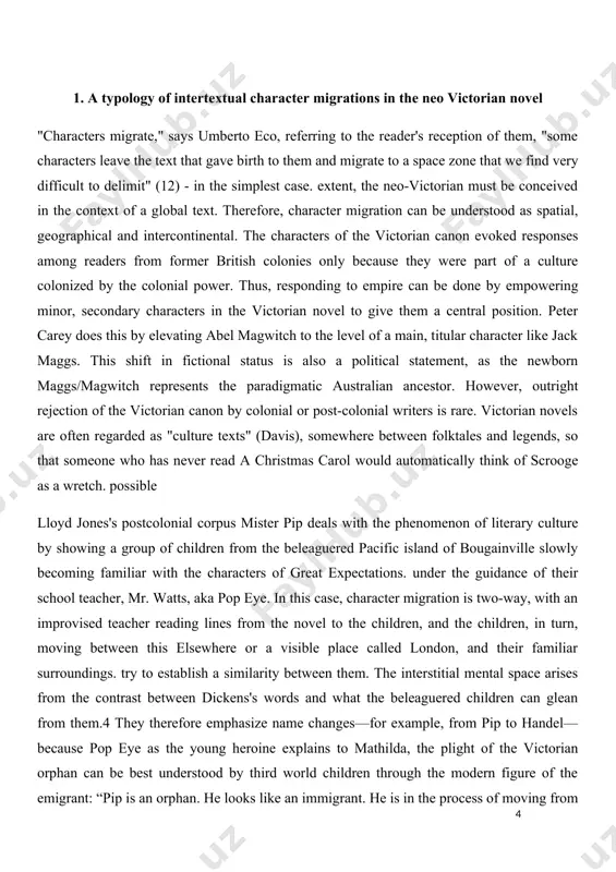 h he goes far beyond the neo-victorian format, returns to victorian culture, mainly to dickens. he places the dickensian hypotext in the vast clear ocean of transmigratory exchanges that necessarily affect character category. in the devil's verses, dickens' "our mutual friend" is brought to life through a mind-boggling method of installation. in the second part of the seventh episode, titled angel azrael, a film adaptation of the dickens novel is being made at london's shepperton studios, hobnob with actors playing modern indian characters veneerings, podsnaps, boffin, fascination fledgby. and gaffer is an appropriate name in a cinematic context - hexam. in rushdie's fiction, different characters belonging to different plots have the same name, and thus they change the process of acquiring different names throughout the story: john harmon, john rokesmith, julius handford, or "the man from somewhere". identity is shown to be fluid. in his collection "imaginary homeland", rushdie argues …