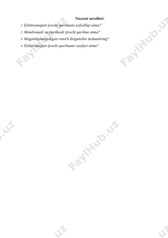 elektromagnitli ijro qiluvchi qurilmalar - Page 5