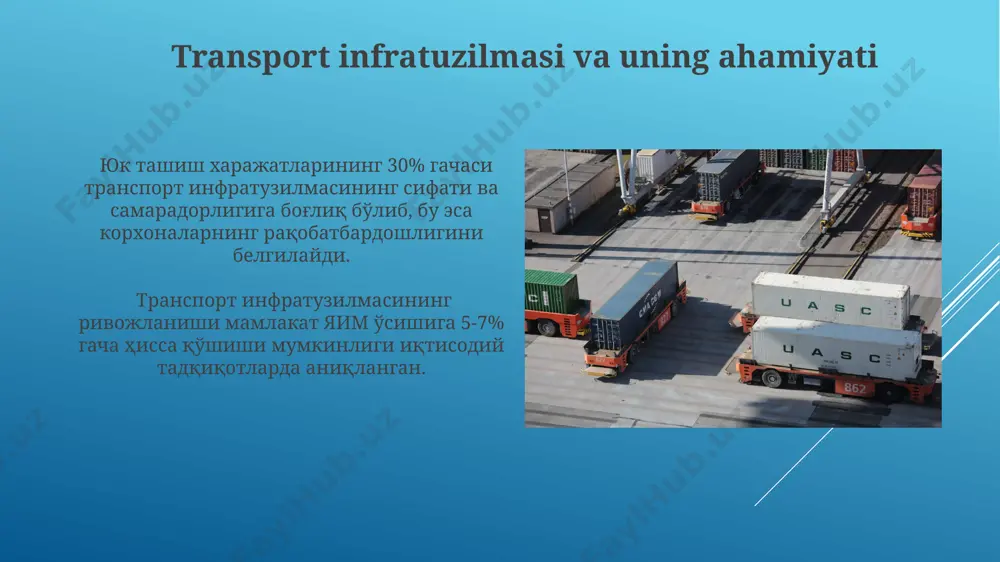 logistika tizimining transport tashkil etuvchisi - Page 4