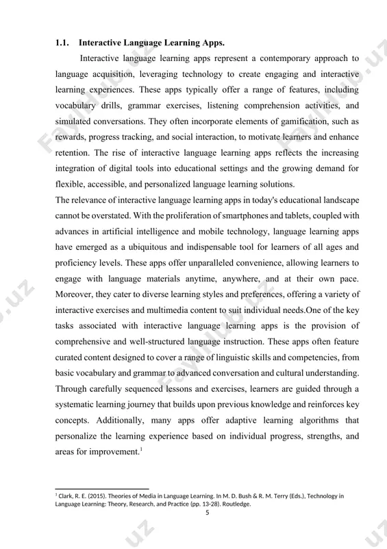 ith advances in artificial intelligence and mobile technology, language learning apps have emerged as a ubiquitous and indispensable tool for learners of all ages and proficiency levels. these apps offer unparalleled convenience, allowing learners to engage with language materials anytime, anywhere, and at their own pace. moreover, they cater to diverse learning styles and preferences, offering a variety of interactive exercises and multimedia content to suit individual needs.one of the key tasks associated with interactive language learning apps is the provision of comprehensive and well-structured language instruction. these apps often feature curated content designed to cover a range of linguistic skills and competencies, from basic vocabulary and grammar to advanced conversation and cultural understanding. through carefully sequenced lessons and exercises, learners are guided through a systematic learning journey that builds upon previous knowledge and reinforces key concepts. additionally, many apps offer adaptive learning algorithms that personalize the learning experience based …