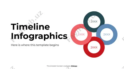 timeline infographics — PPTX