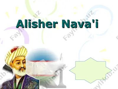 alisher nava\\'i 6 — PPT