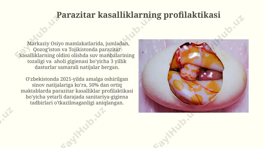 parazitologiya fani tarixi, rivojlanishi va tekshirish usullari - Page 5