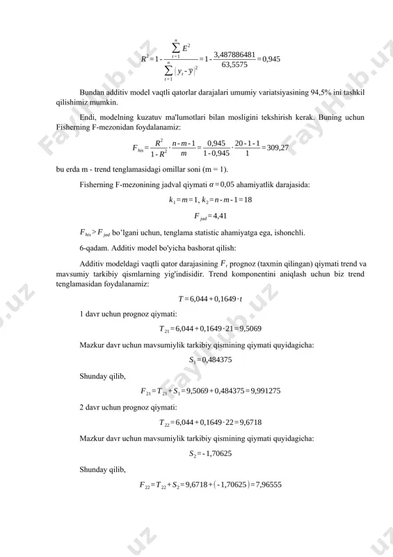 vaqtli qatorlarning additiv modeli va bashorati - Page 5