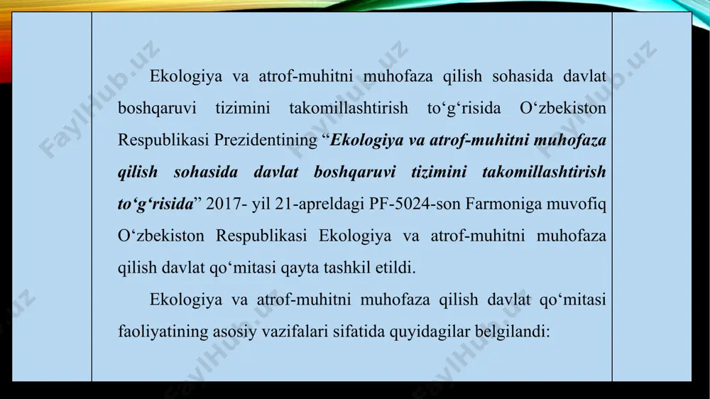 ekologiya va tabiatni muhofaza qilish usulllari - Page 5
