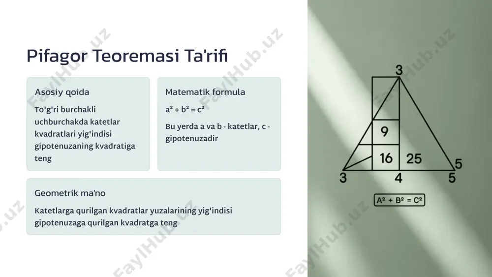 pifagor teoremasi va uning tatbiqlari - Page 4