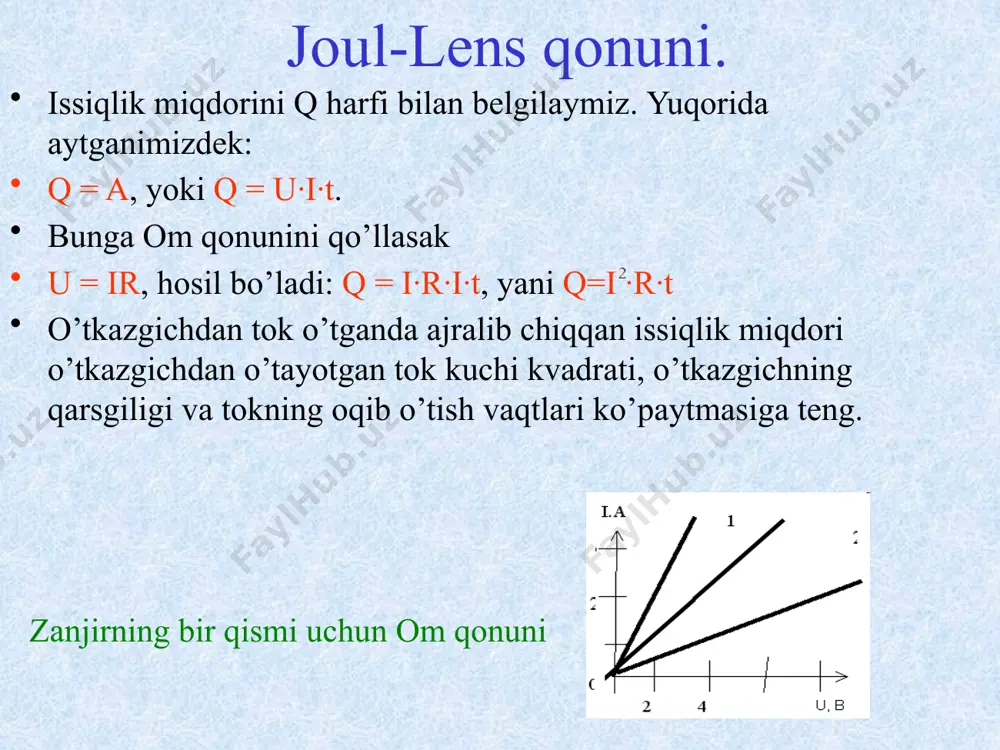 elektr tokining issiqlik ta'siri - Page 3