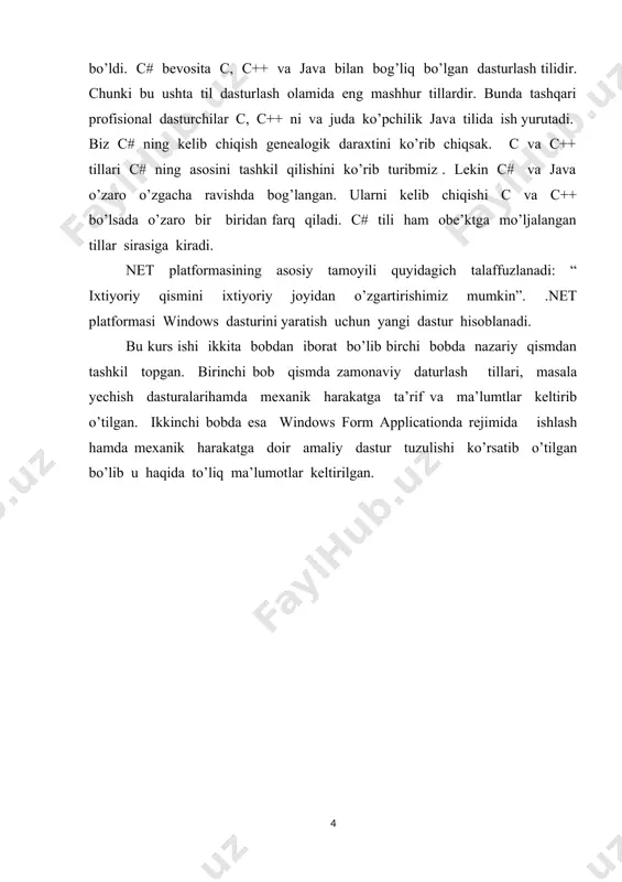 lash tillari borligi, eng keng tarqalgan dasturlash tillari va ularning farqi. hamda, dasturlashni o'rganish yo'llari haqida suhbatlashamiz kompyuter dunyosida ko'plab dasturlash tillari mavjud bo'lib, dasturlash va unga qiziquvchilar soni ortib bormoqda. bir xil turdagi ishni bajaradigan dasturlarni basic, pascal, ci va boshqa tillarda yozish mumkin. pascal, fortran va kobol tillari universal tillar hisoblanadi, ci va assembler tillari mashi tiliga ancha yaqin tillar bo'lib, quyi yoki o'rta darajali tillardir. algoritmik til inson tillariga qanchalik yaqin bo'lsa, u tilga yuqori darajali til deyiladi. mashina tili esa eng pastki darajali tildir. mashina tili bu sonlardan iboratdir, masalan: 010110100010101 dasturlash tillari 2 ta katta guruhlarga bo'linadi, quyi va yuqori darajali dasturlash tili. quyi darajali dasturlash tili ancha murakkab bo'lib ular juda maxsus sohalarda ishlatiladi va ularning mutaxassislari ham juda kam. chunki quyi dasturlash tillari (masalan: assembler) ko'pincha mikroprotsessorlar bilan ishlashda kerak bo'lishi mumkin. odatda turli dasturlash ishlari uchun yuqori darajali dasturlash tilidan keng foydalaniladi. …