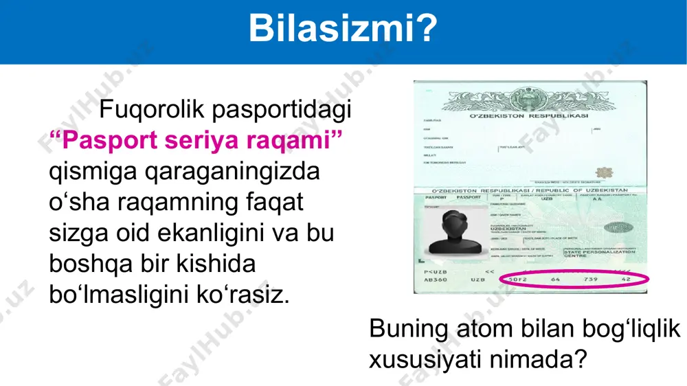 atomlarning o‘lchami.nisbiy va absolut massa - Page 3