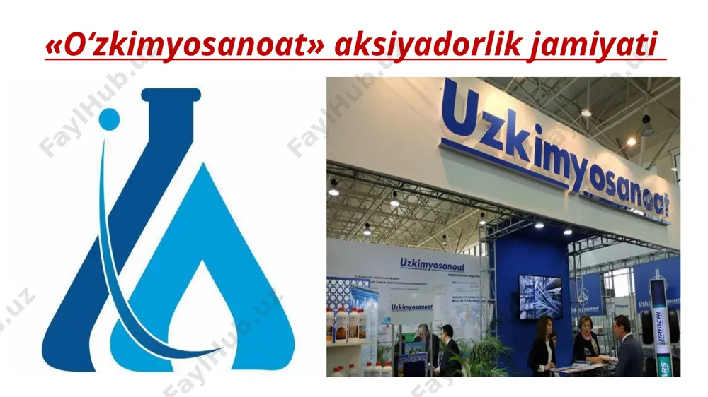 o’zkimyosanoat aksiyadorlik jamiyati - Page 3