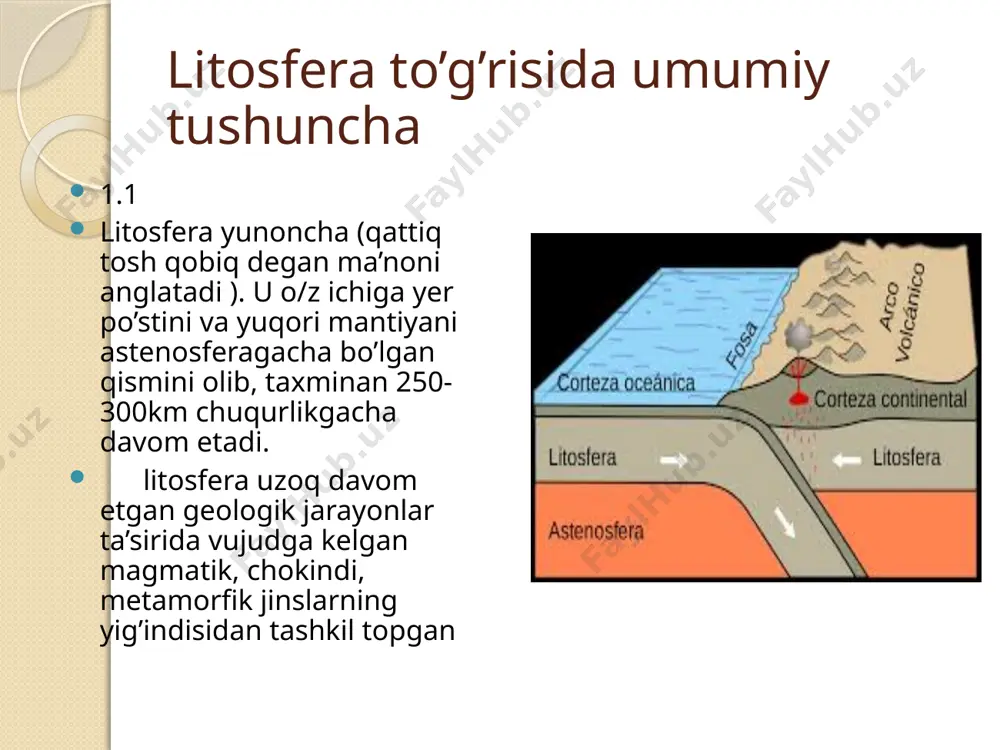 oroli, kanada, braziliya kabi hududlarda deyarli yoki butunlay zilzilalar kuzatilmaydi. bunday hududlar esa aseysmik hududlar deb ataladi. seysmograf haqida tushuncha yer sharida faoliyat ko‘rsatayotgan 500 ga yaqin seysmik stansiya har yili jami 100000 ga yaqin zilzila bo‘lishi aniqlangan. ba’zan tebranishlar kuchsiz bo‘lib, uni faqatgina seysmograf orqali aniqlash mumkin. seysmograf (“seysmo”-silkinish, ”grafo”-yozaman deganidir) zilzilani qayd qiluvchi maxsus-asbob. zilzilani qayd etuvchi asbob yuqorida qayd qilinganidek seysmograf (rasm) bo‘lib, uni dastlab 1906 yilda rus olimi akademik b.b.golitsin va uning shogirdlari tomonidan kashf qilingan. zamonaviy seysmograflar d.p.kirnos, d.a.xorin, s.v.medvedevlar tomonidan takomillashtirilgan va hozirda keng qo‘llanilmoqda. seysmik hududlar: hozirda yer shari bo‘ylab, ikkita yirik seysmik hudud kuzatiladi. o‘rta yer dengizi yoki alp-kavkaz-himolay hududi bo‘lib, u atlantika okeanidan himolay tog‘lari orqali malayya arxipelagi tomon cho‘zilib ketadi. bu hududda yer yuzida ro‘y beruvchi kuchli zilzilalarning 68%i ro‘y beradi. tinch okeani hududi bo‘lib, u mazkur okean orollari va qirg‘oq bo‘ylarini qamrab oladi. bu yerda esa yer sharida yuz …