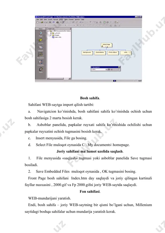 ifa ko’rinishida ochish uchun 2 marta sichkoncha tugmasi bosiladi. 3.papkalar ruyxatini ochish uchun , papkalarni ochish tugmasini bosing. 4.bush sahifa sahifa ko’rinishida kurinsa, insert menyusidan file ga sichkoncha tugmasini bosing. 5.select file muloqot oynasida, obuchayuщaya programma papkasidagi formatlangan matnli faylni kurish uchun «faylы spiska tipa» ga va keyin rich text format (*rtf)ga sichkoncha tugmasini bosing. 6.sobыtiya fayla ga 2 marta sichkoncha tugmasini bosing. 7.adresatlar sahifasidagi o’zgarishlarni saqlash uchun asboblar panelidagi save tugmasini bosing. bullet ruyxatini tuzish. 1. xali ham sahifa ko’rinishidagi adresatlar sahifasidan «times square in new york» so’zlarini toping. 2. «times square in new york» so’zlari bilan boshlanib, «the acropolis in greece» bilan tugaydigan adresatlarning tula ruyxatini keltirish uchun harakatlanish qismidan foydalaniladi. 3. shift ni ushlab turib, «times square» simvolidan faqat chapga bosiladi, faqat greece so’zidan keyin bosib, shift ni quyib yuboring. 4. asboblar panelidan bullets tugmasiga bosiladi. 5. ruyxatdan ajratilganligini yukotish uchun sahifaning biror eriga sichkoncha tugmasi bosiladi. …