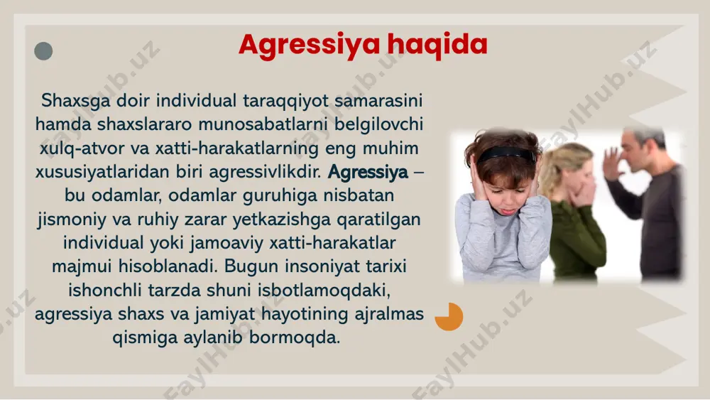 agressiyaning salbiy va ijobiy ko'rinishlari - Page 2