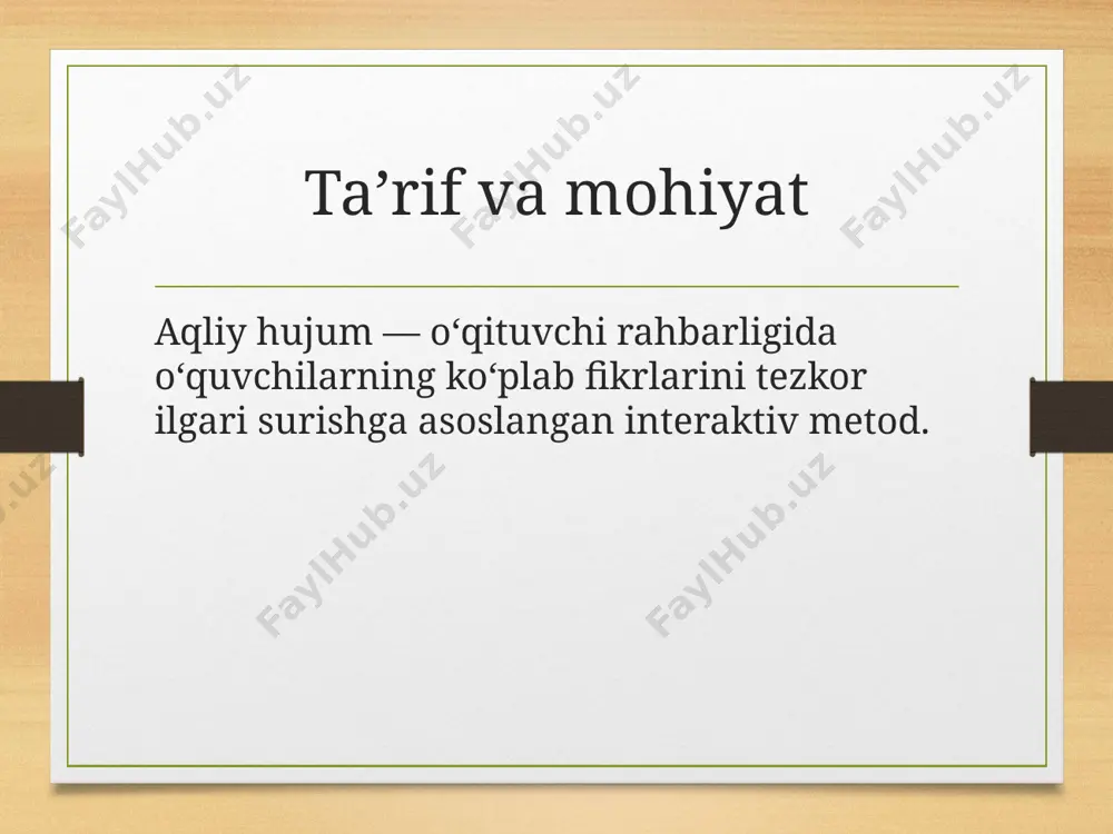 aqliy hujum (brainstorming) metodi - Page 2