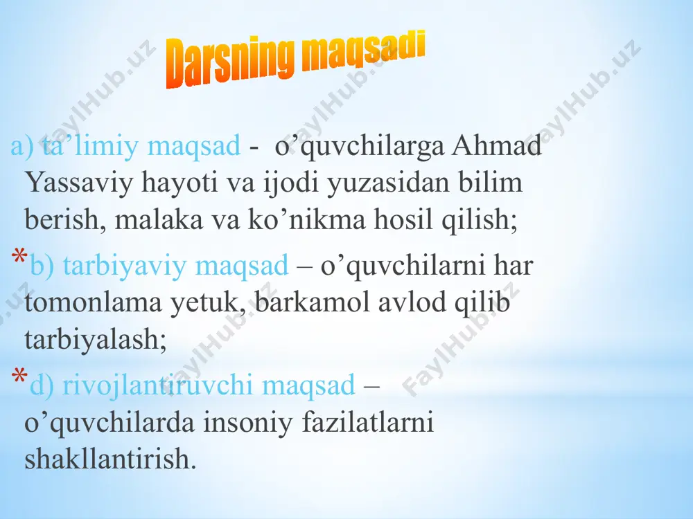 ahmad yassaviyning hayoti va ijodi - Page 2