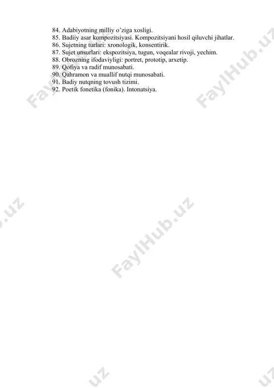 adabiyotshunoslikning asosiy tarmoqlari - Page 3