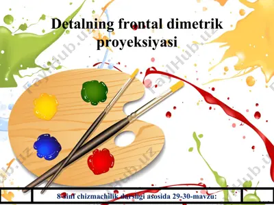 29-30-mavzu detalning frontal dimetrik proyeksiyasi 8-sinf — PPT
