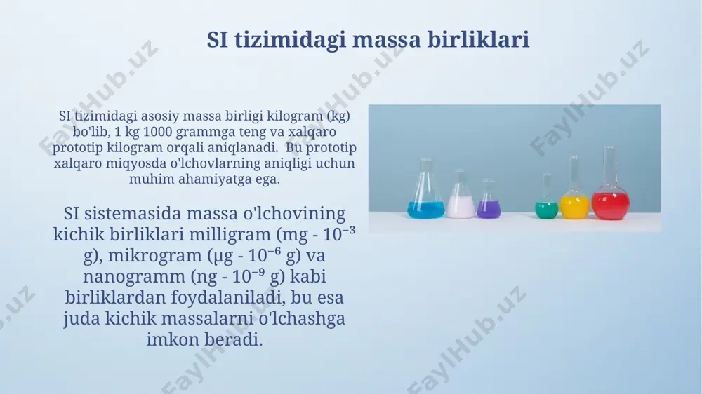 massa o’lchov birligi mavzusida misol va masalalar - Page 4