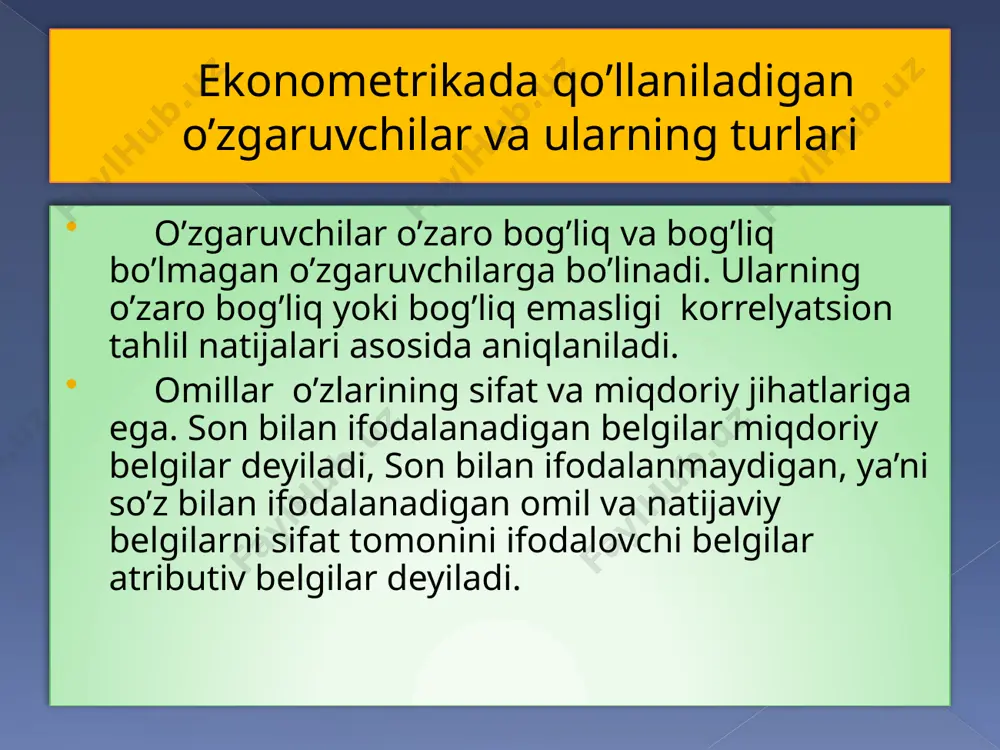 tenglamalar tizimi ko’rinishidagi ekonometrik modellar - Page 5