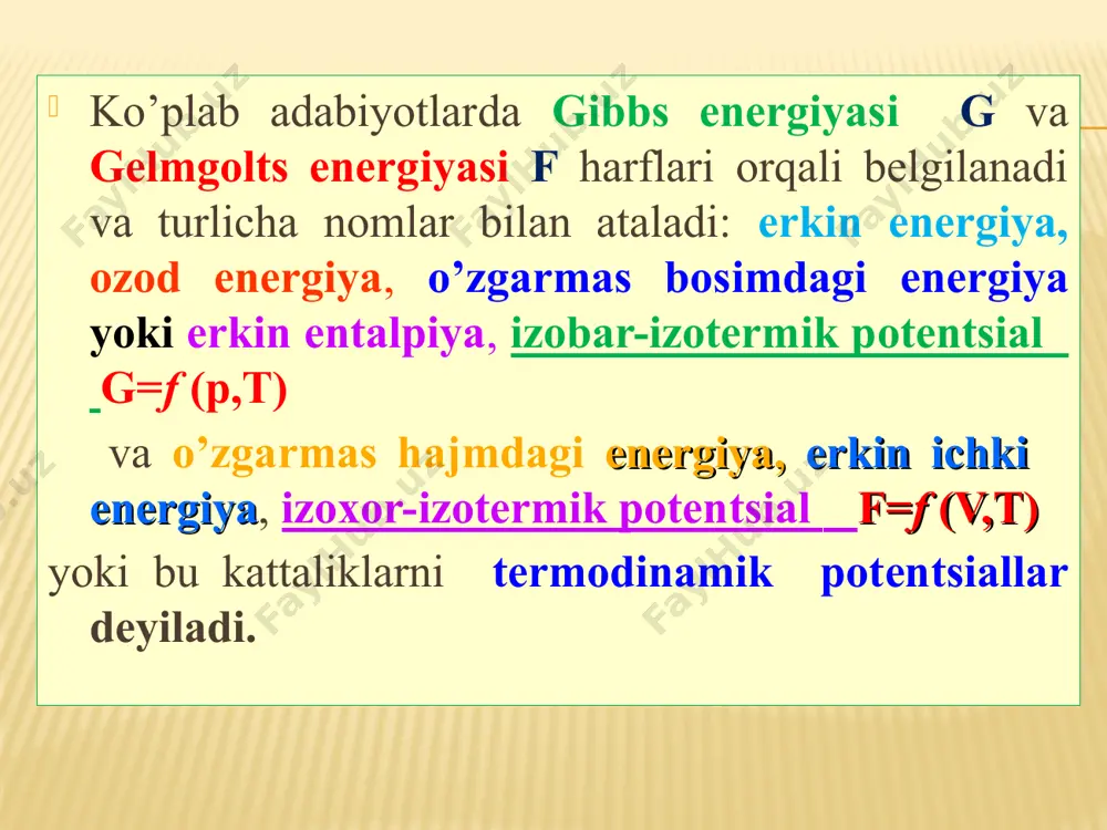 gibbs va gelmgols energiyalari - Page 5