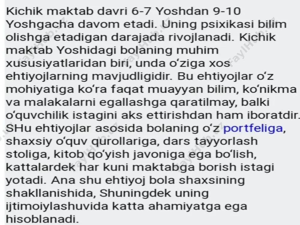 kichik maktab yoshidagi rivojlanish xususiyatlari - Page 4