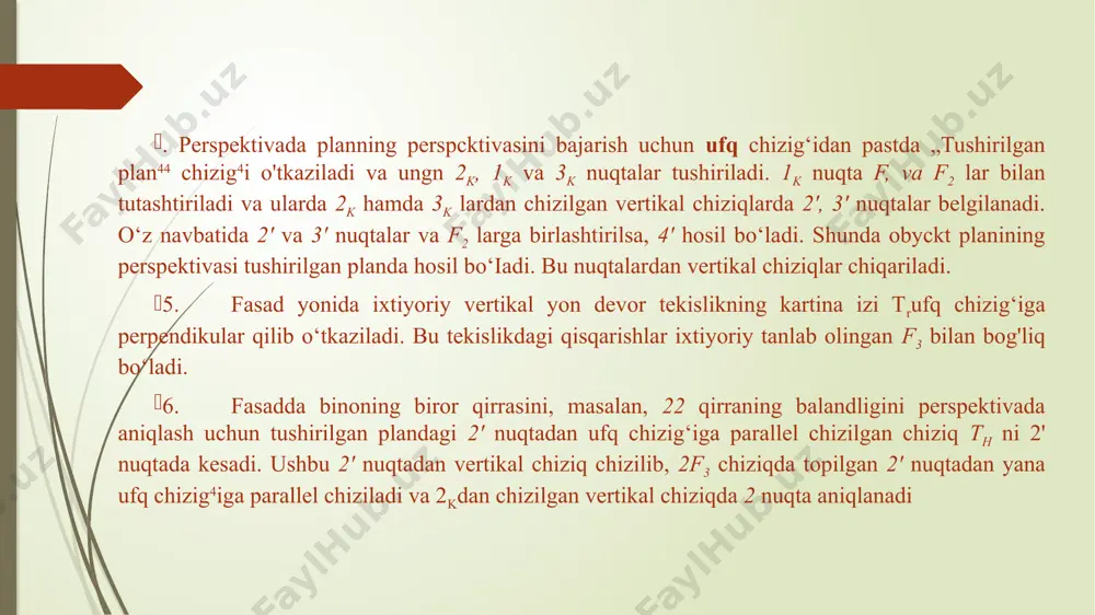 plan tushirilgan yon devor usuli - Page 4