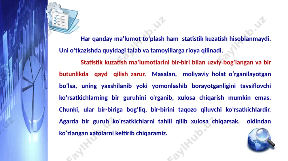 statistik kuzatishning mohiyati - Page 5