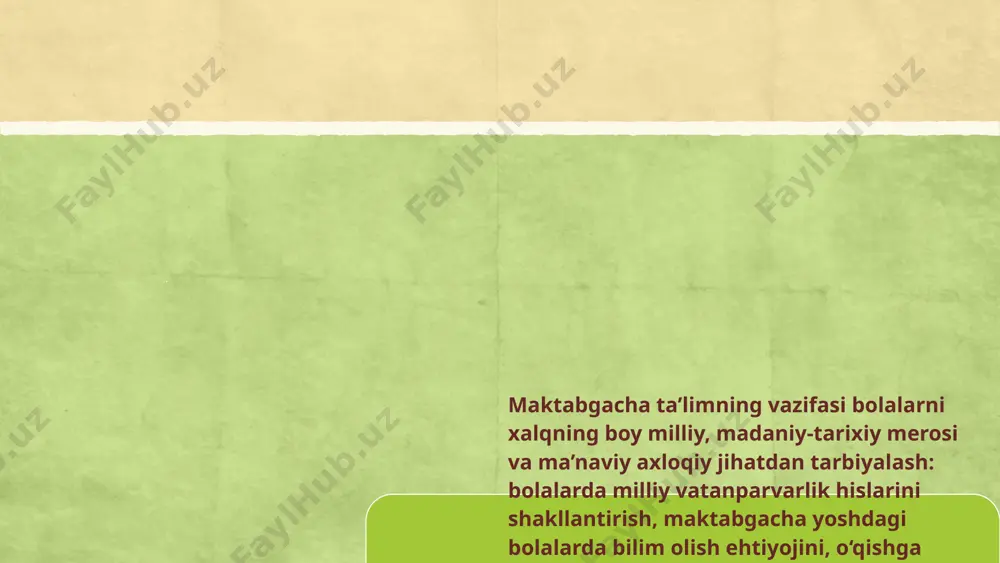 tasviriy faoliyatga o‘rgatishning maqsadi va dastur tamoyillari. - Page 5