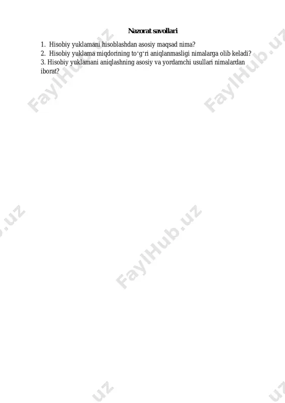 hisobiy yuklamani loyihalash metodlari - Page 5