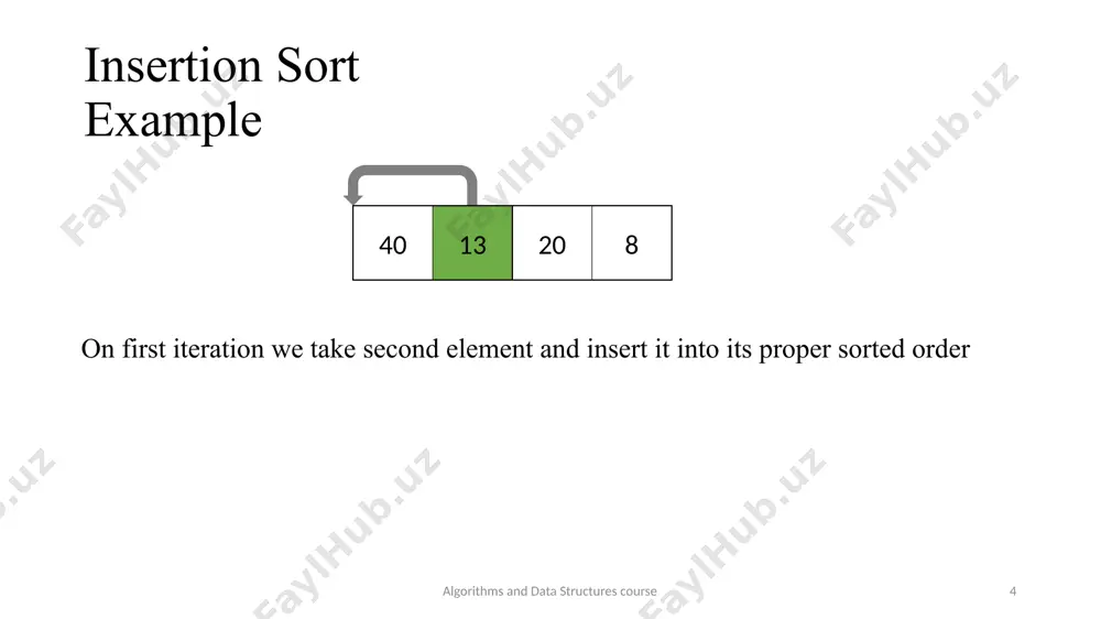 insertion sort - Page 4