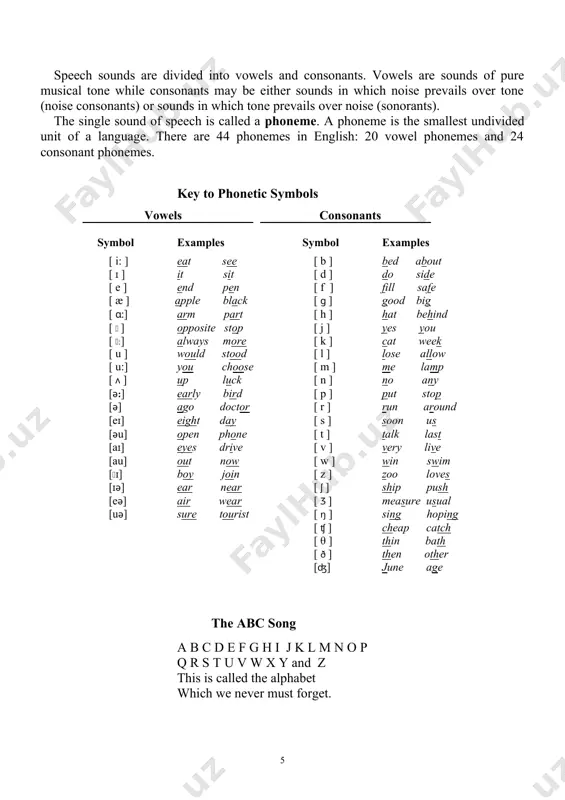 [eə], [əu]. the english monophthongs may be classified according to the following principles: i. according to the tongue position ii. according to the lip position iii. according to the length of the vowel iv. according to the degree of tenseness according to the position of the bulk of the tongue vowels are divided into 5 groups: (a) front [ɪ:], [e], [æ] and the nucleus of [eə] (b) front – retracted [ɪ] and the nuclei of the diphthongs [aɪ] and [au] (c) central [(], [ə:], [ə] and the nucleus of [əu] (d) back [(i], [(:], [u:] and the nucleus of the diphthong [(ɪ] (e) back – advanced [ɑ:], [u] according to the height of the raised part of the tongue vowels are divided into 3 groups: (a) close or high [ɪ:], [ɪ], [u:], [u] (b) open or low [æ], [ɑ:], [(], [(], and the nuclei of [aɪ], [au] (c) mid – …
