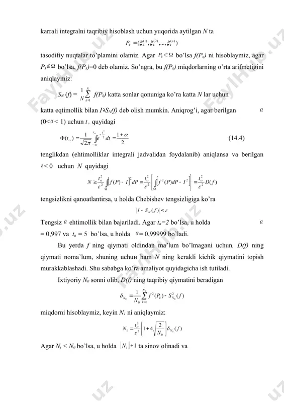 statik sinov metodi (monte-karlo metodi) - Page 4