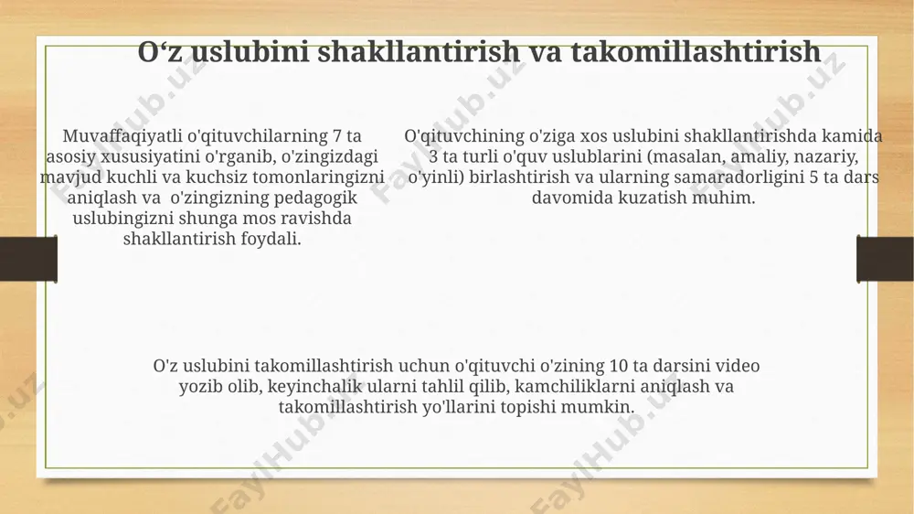 pedagogik qobiliyatni shakllantirish yoʻllari - Page 5