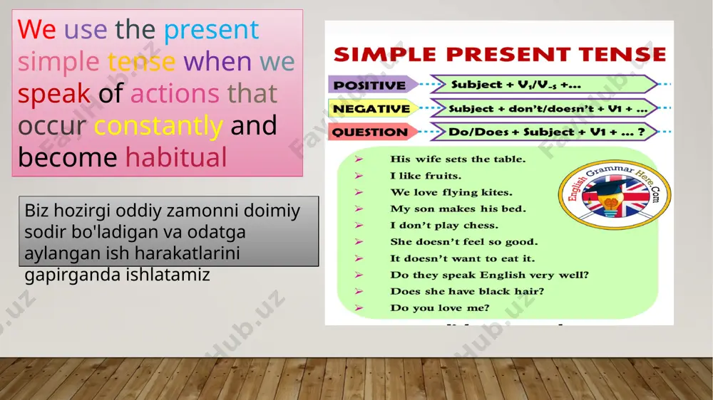 present simple and present continuous - Page 4