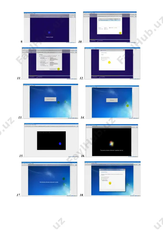 k tarzda tekshiradi va mumkin konfliktlar xaqida habar beradi. windowsa xp ni yuklovchi kompakt-disklar orqali o`rnatishda kompyuter biosi cd/dvd-rom orqali yuklashga ruhsat bergan bo`lishi kerak. buni bios orqali sozlash mumkin. zamonvaiy kompyuterlarda cd/dvd-rom orqali yuklash sozlangan bo`ladi. keling, windows xp ni cd/dvd-rom orqali o`rnatishni ko`rib chiqamiz: 1-yuklovchi cd/dvd diskni cd/dvd-rom ga qo`yamiz va kompyuterni qayta yuklaymiz. agar bios da cd/dvd-rom orqali yuklashga ruhsat berilgan bo`lsa kompyuter cd/dvd diskdagi sistema orqali yuklanadi. bunda foydalanuvchiga widows ni o`rnatuvchi master dan tashqari turli hil utilitalar, ya`ni qattiq disk bilan, bios bilan, parollar bilan ishlovchi utilitalar, antiviruslar, arxivatorlar, navigatorlar ni ishlatish mumkin. taxminan quyidagi rasmda berilgan holatdagidek: 2-windows ni o`rnatuvchi masterni yuklaymiz. bunda kompyuterda dinamik yuklanish jarayoni sodir bo`ladi: 3-shundan so`ng o`rnatishnign ilk bosqichlari boshlanadi. bunda litsenziya kelishivi ekranda chiqadi, f8 bosildi. bazi disklarda litsenziya kelishuv qismi olib tashlangan bo`lishi ham mumikin: 4-quyidagi ishlarni bajarish mimkin: windows ni o`rnatish uchun [enter] tiklash konsoli yordamida …