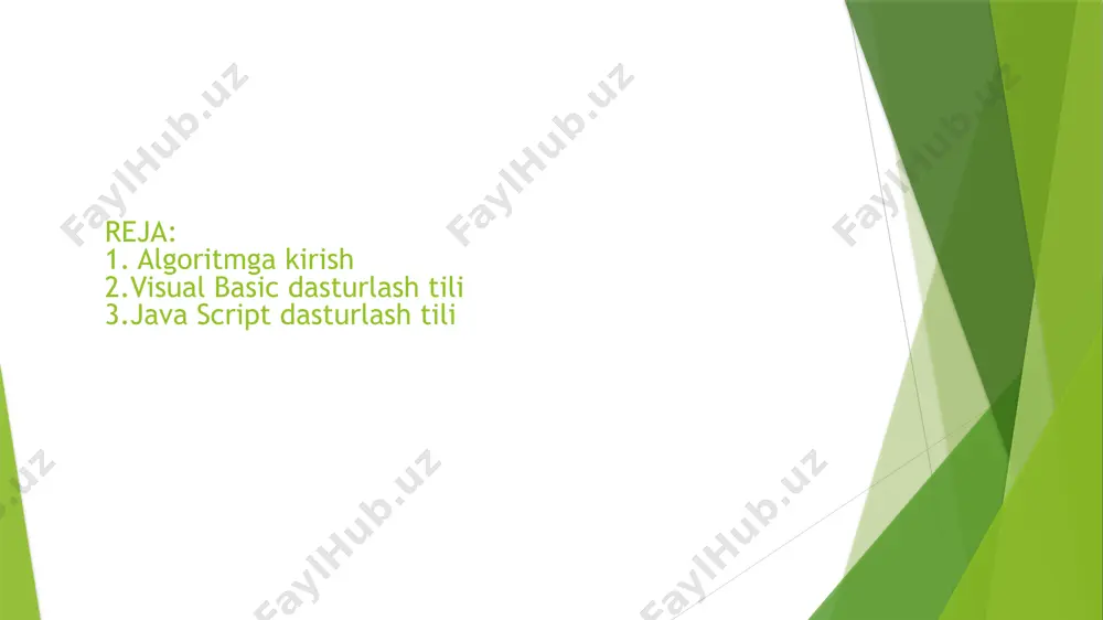 masalalarning algoritmini tuzish va shu algoritm asosida visual basic dasturlash tilida dastur tuzish - Page 3
