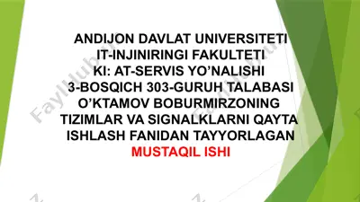 chastotamodulyatsiyasi(fm) — PPTX