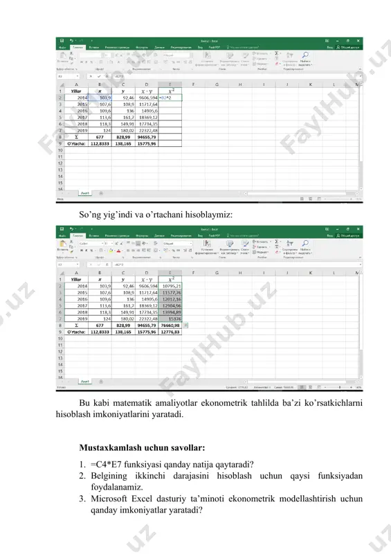 ekonometrik modellarning axborot ta’minoti (amaliy) - Page 5