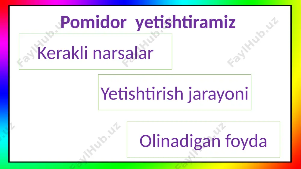 pomidor yetishtiramiz (loyiha tayyorlash) - Page 5