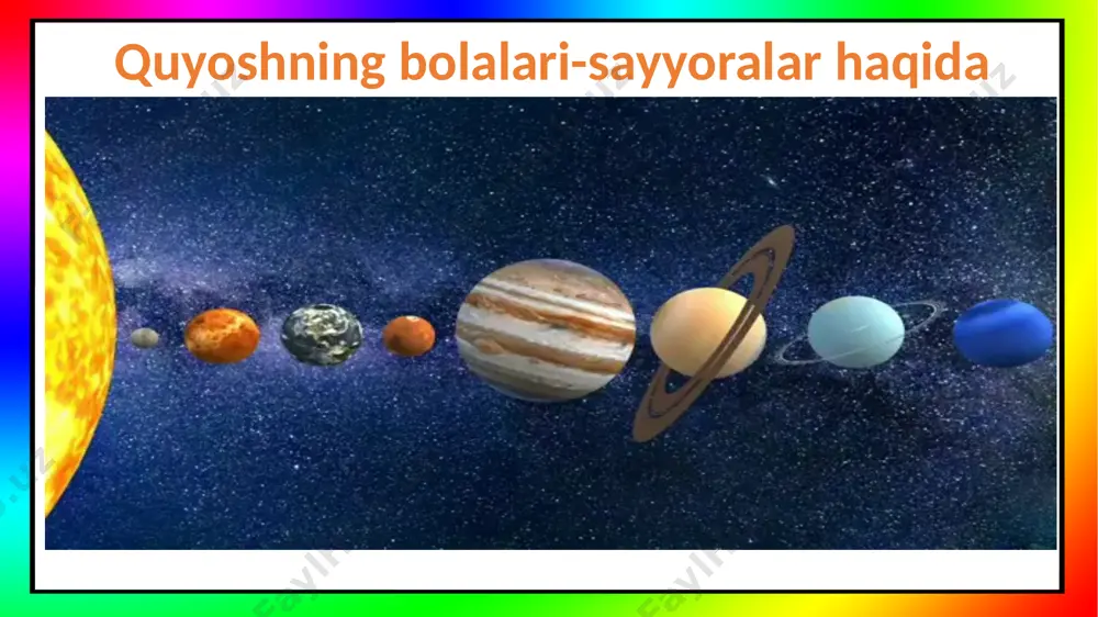 quyoshning bolalari-sayyoralar haqida - Page 5