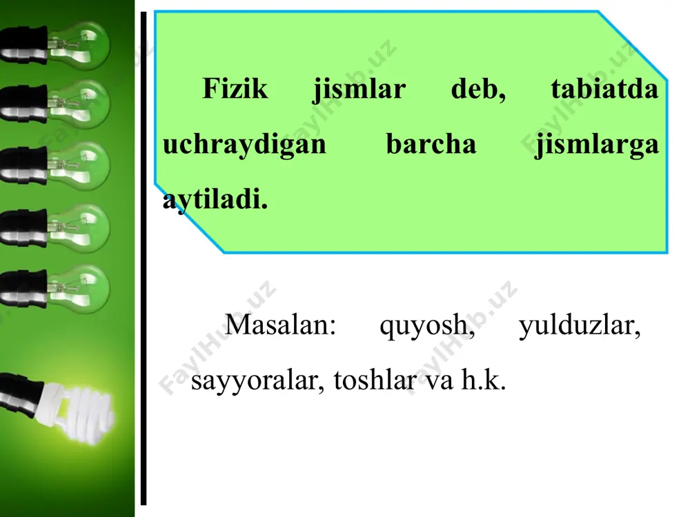 fizikada ishlatiladigan ayrim atamalar 6-sinf - Page 2