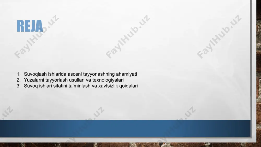yuzalarni suvoqlash ishlari uchun tayyorlash - Page 3