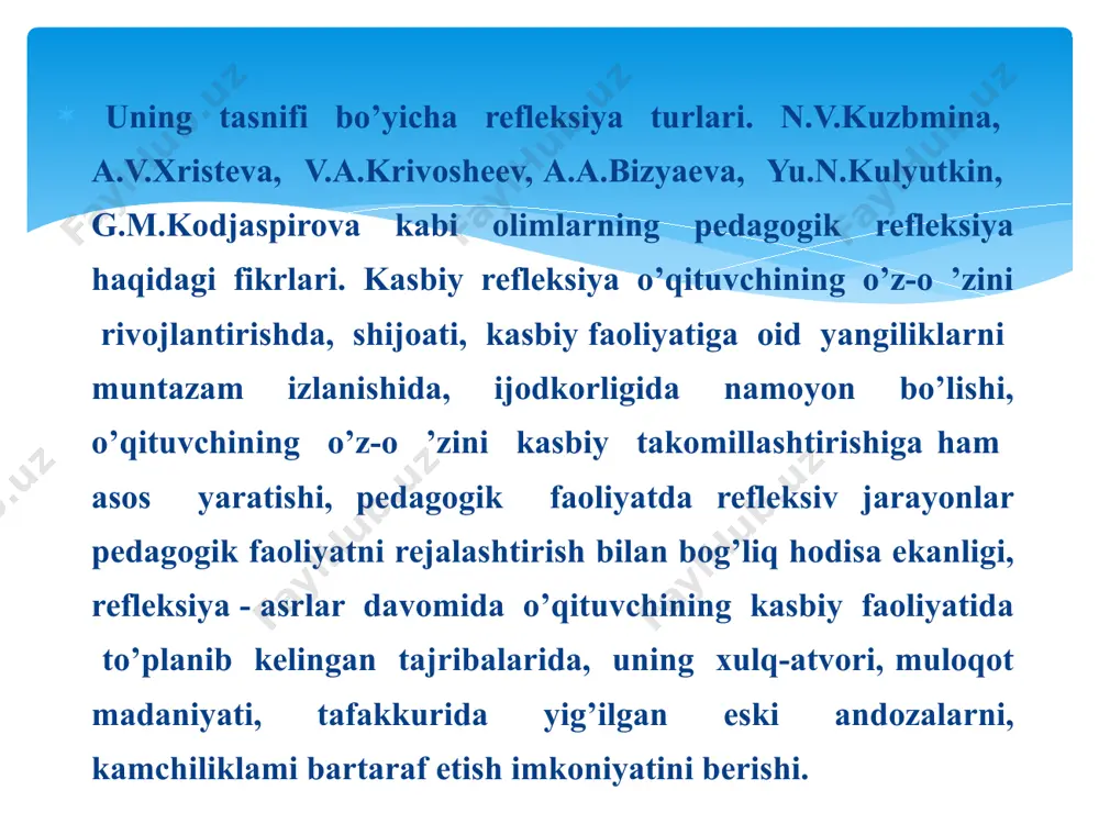 pedagogik refleksiya - Page 5