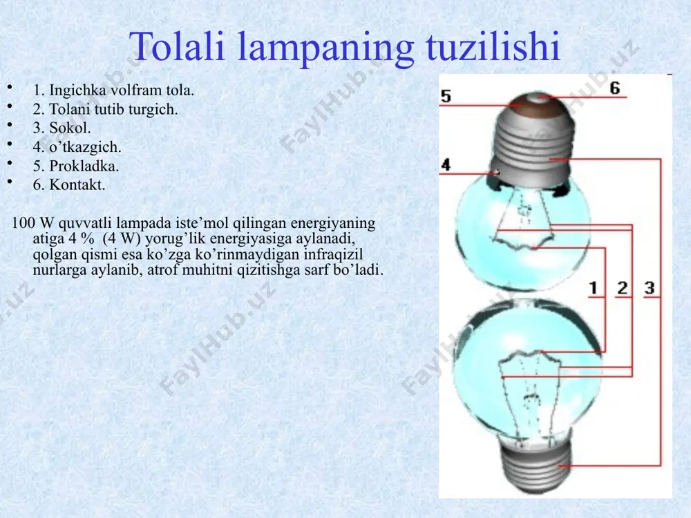 elektr tokining issiqlik ta'siri - Page 4