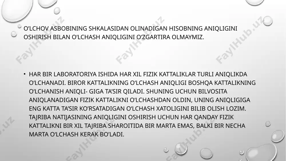bevaseta oʻlchash xatoliklarni bilvosita oʻlchash xatoliklari - Page 4
