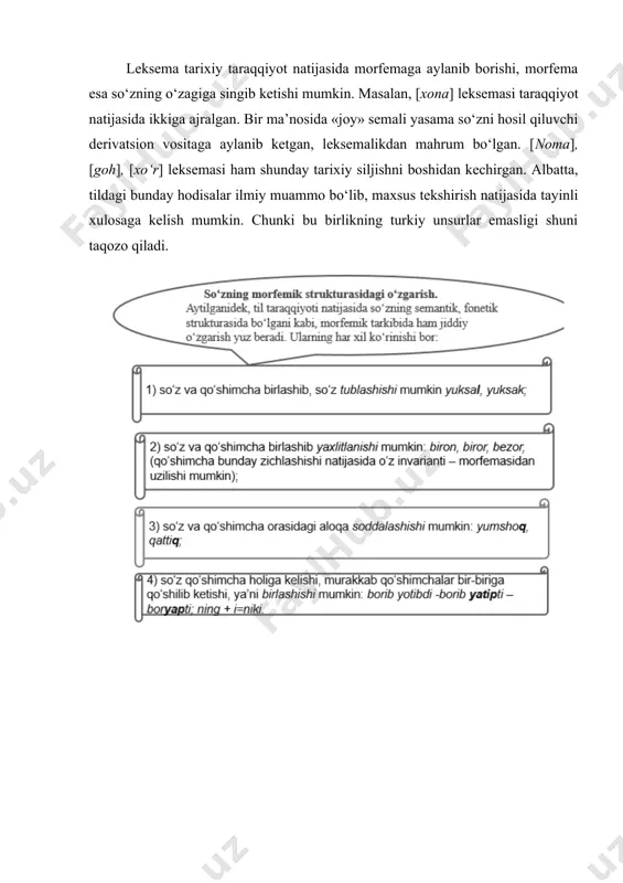 morfemikalar va ularning tuzilishi - Page 3