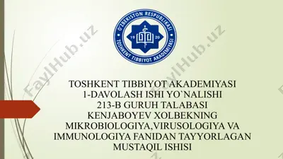 hla-tizim va komplement tizimi — PPTX